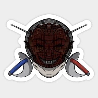 Fencing Devil (no caption) Sticker